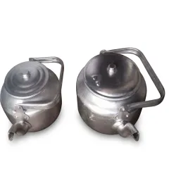 Ấm nhôm trắng đun nước hai cỡ của xưởng Phương Cảnh