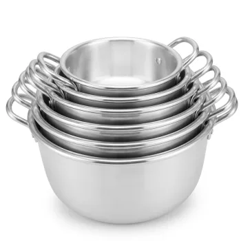 Bộ xoong nhôm 6 chiếc đánh bóng