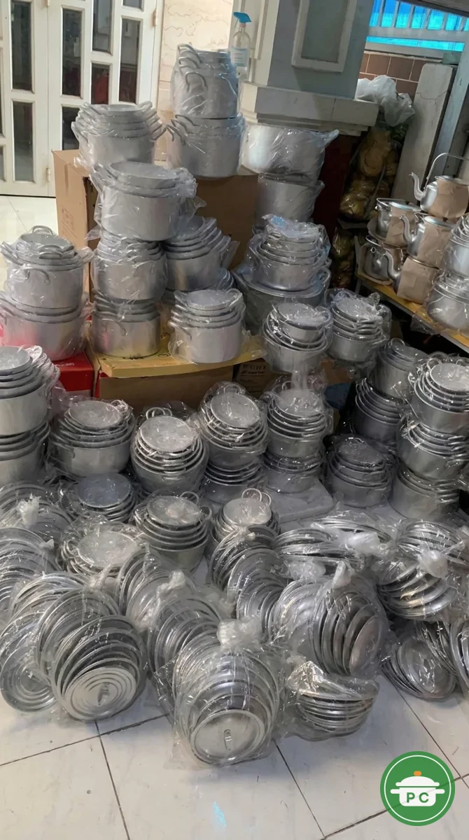 Đơn sỉ đồ gia dụng nhôm ghép nhiều loại của xưởng Phương Cảnh
